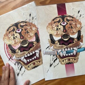 Pack Leones Komainu