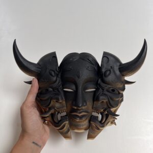 Máscara japonesa HANNYA | Impresión 3D