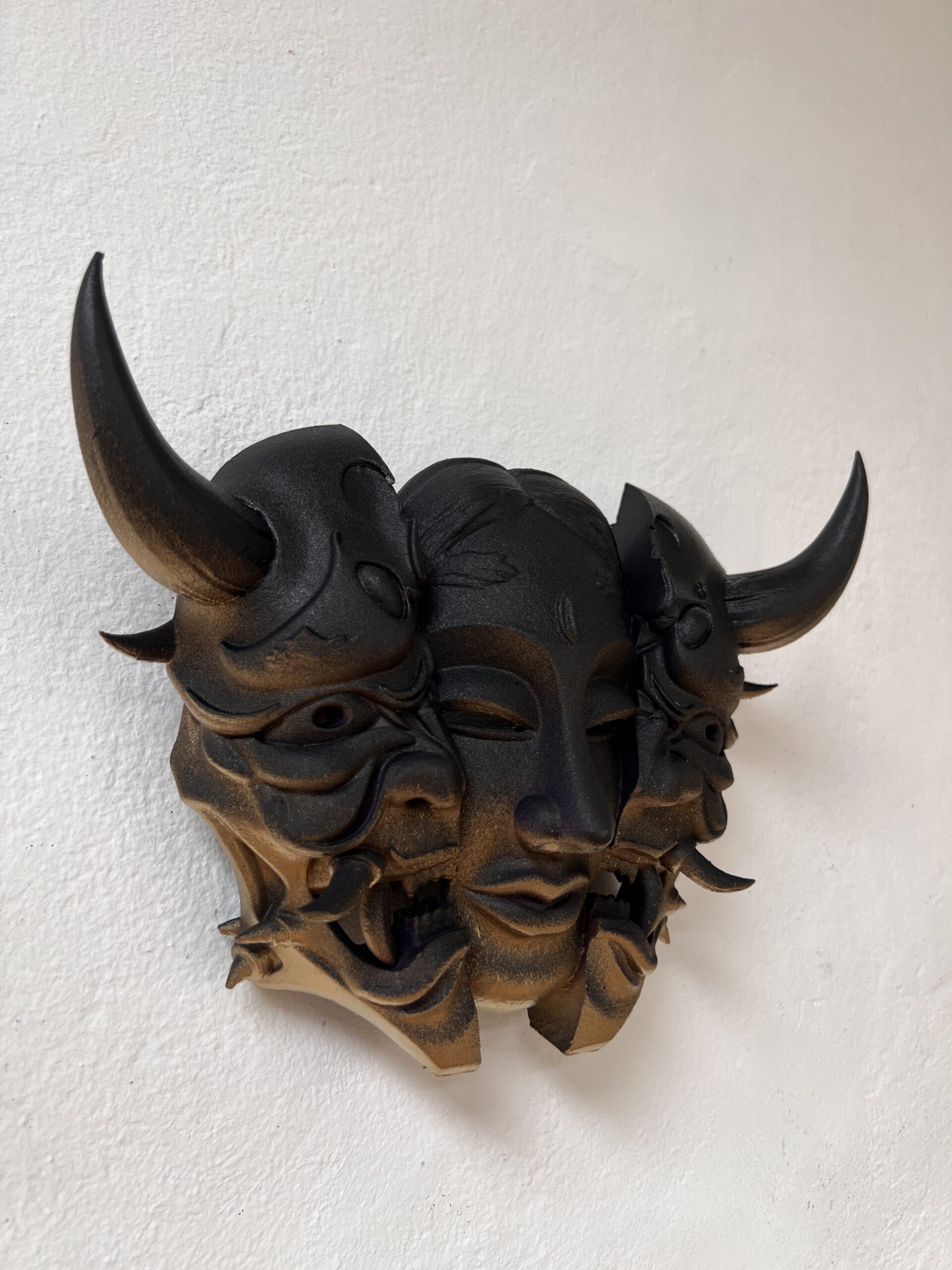 Máscara japonesa HANNYA | Impresión 3D - Imagen 3