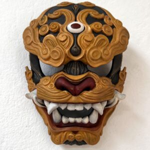 Máscara japonesa KOMAINU | Impresión 3D