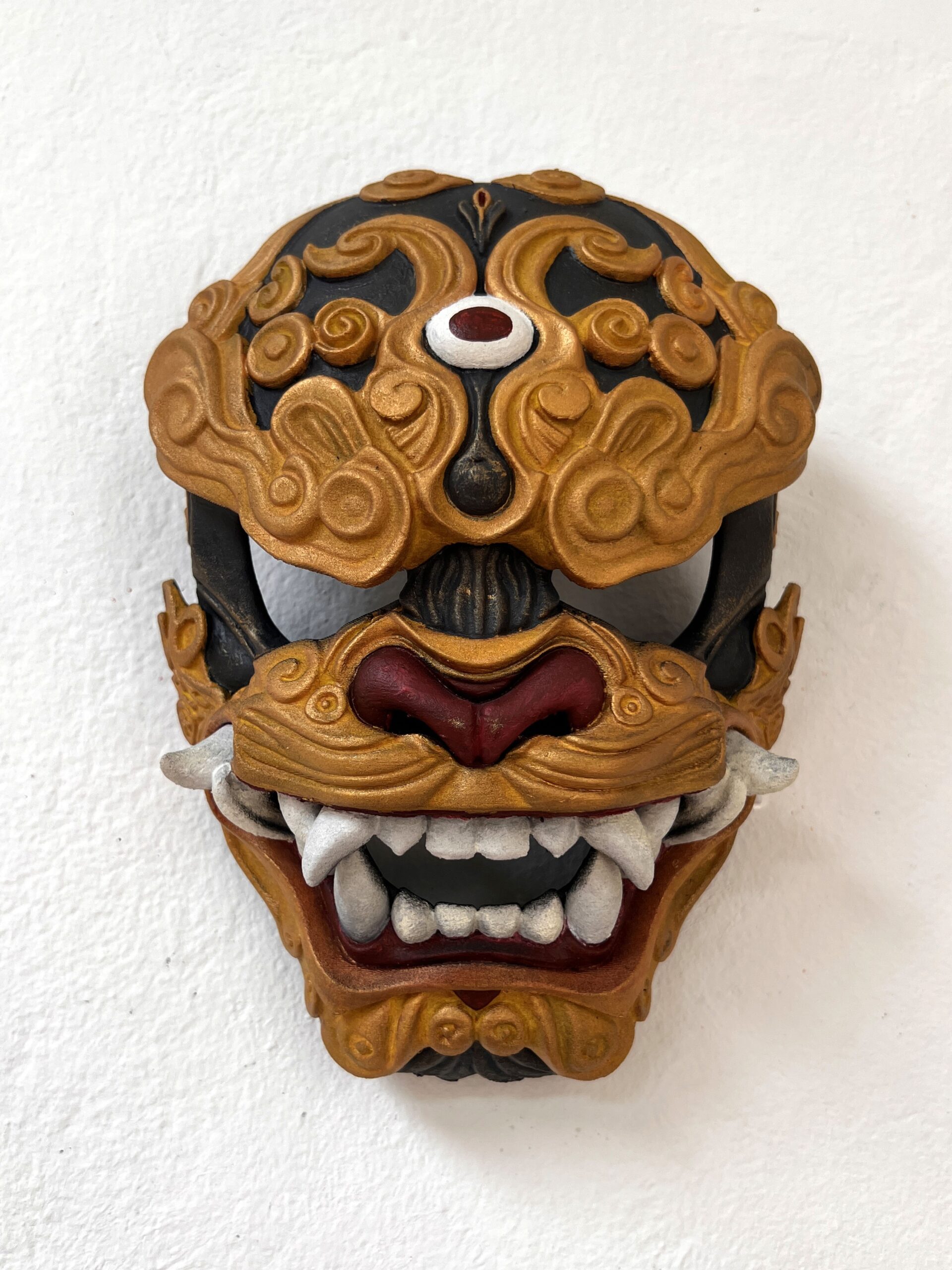Máscara japonesa KOMAINU | Impresión 3D