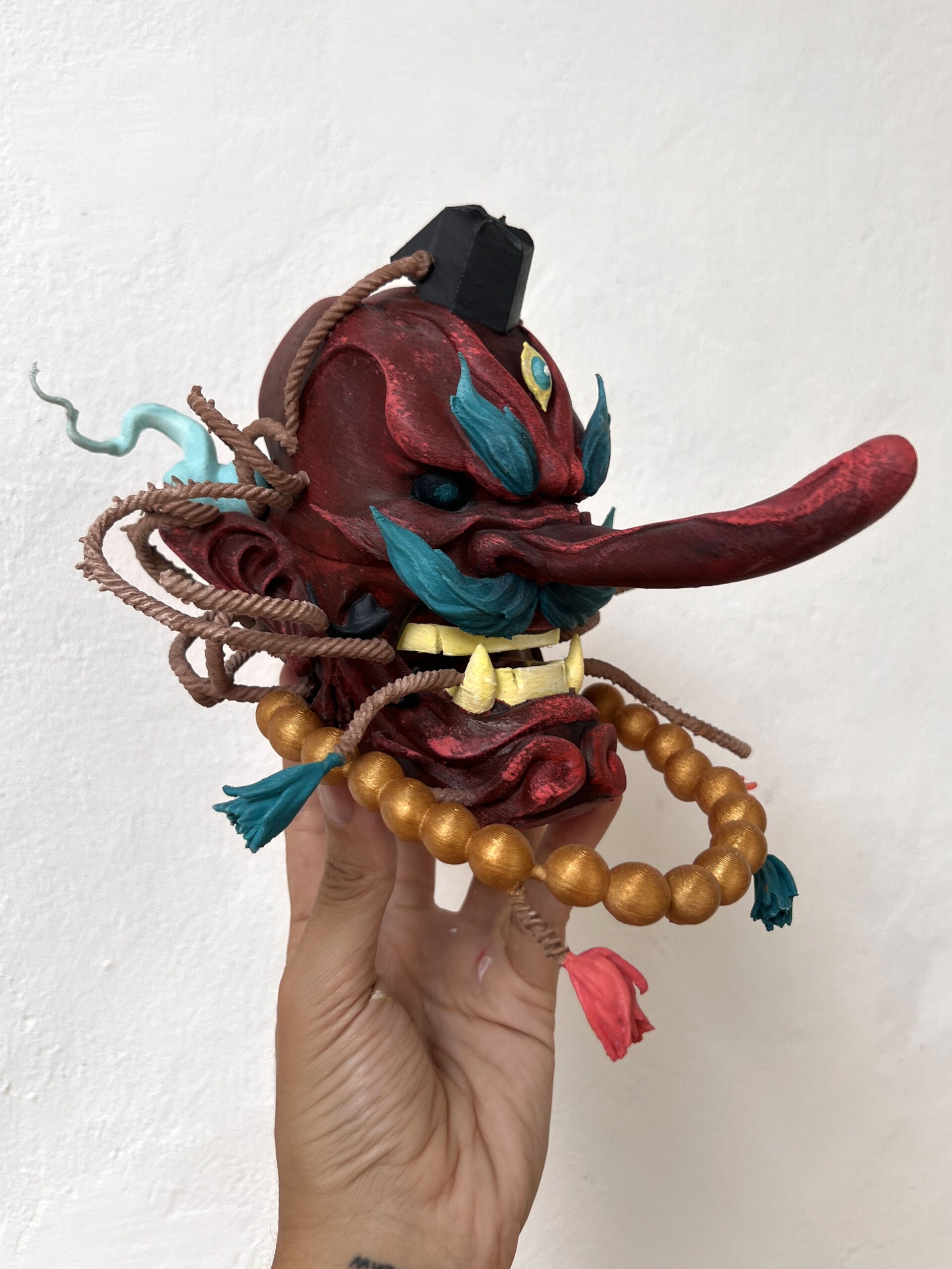 Máscara japonesa TENGU | Impresión 3D